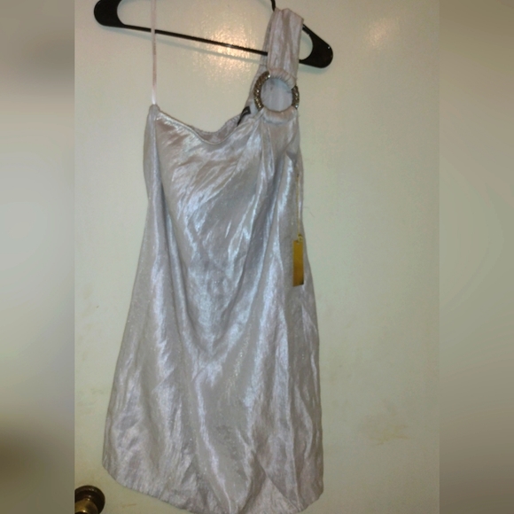 Alexa Adamor shimmer one shoulder dress NWT - Picture 1 of 2